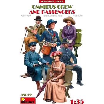 Plastikový model 1/35 Omnibus Crew and Passengers (6 fig.)