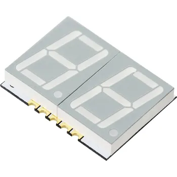 Dioda TRU COMPONENTS SMD LED červená 13 mcd 2-místný displej