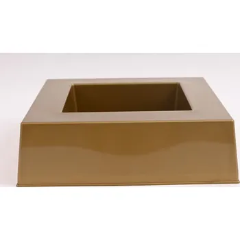 Miska plastová 30 cm zlatá