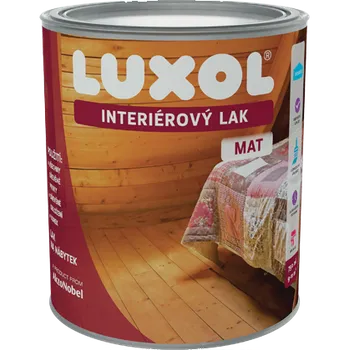barva a nátěr na dřevo LUXOL interiér. lak mat 0,75l