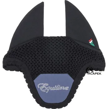 Čabraka pro koně Náušníky Equiline -GERVEN- - Černá/Červená - Full