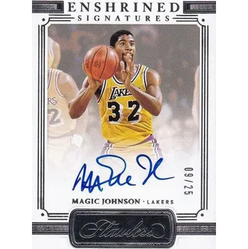 Sběratelství AUTO karta MAGIC JOHNSON 20-21 Flawless Enshrined Signatures /25