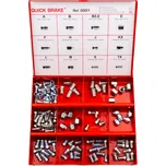 Brzdová šroubení - holendry na brzdové vedení, různé rozměry, 110 ks