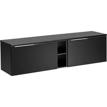 Koupelnový nábytek ArtCom Koupelnová skříňka s deskou SANTA FE Black D180/1 | 180 cm