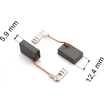 397 uhlíkové kartáče 5,9 x 12,4 mm