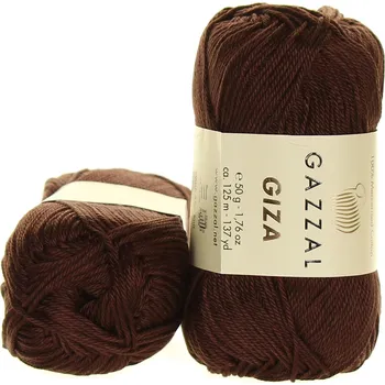 Příze Gazzal Giza 2486 čokoládová