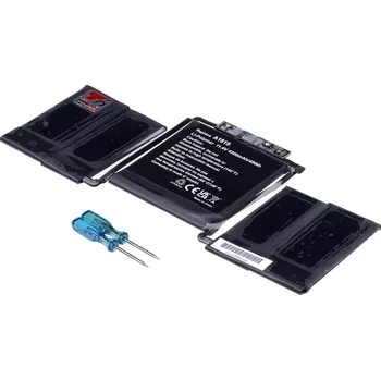 Počítač Baterie T6 Power pro notebook Apple 020-01705, Li-Poly, 11,4 V, 4300 mAh (49 Wh), černá