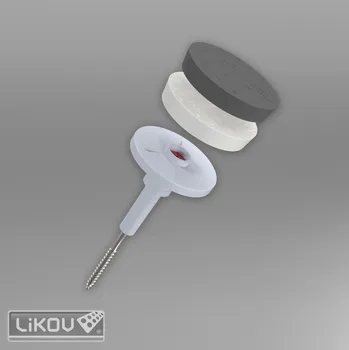 Spojovací materiál drive S 6/120/fasádní hmoždinka/kovový šroub do dřeva/EPS zátka 100ks