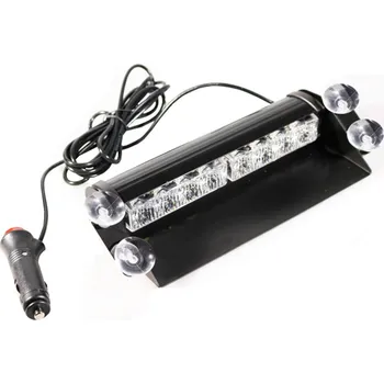 Maják Superlight Stroboskopy LED maják na přední sklo - oranžové