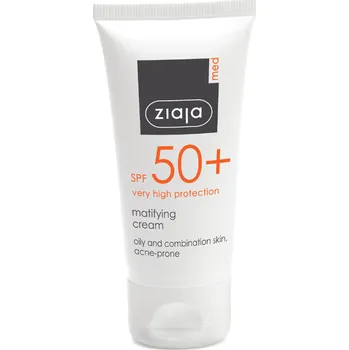 Pleťový krém Ziaja Med - ziaja med matující krém spf 50+ 50 ml matující krém pro mastnou s smíšenou pleť 50 ml
