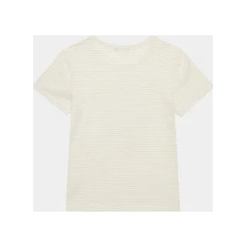 Pánské tričko United Colors Of Benetton T-Shirt 30DDC10HT Écru Regular Fit 2XL