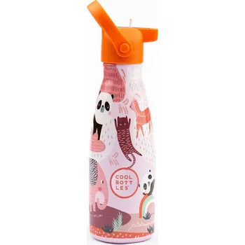 Láhev Dětská nerezová termolahev 260ml Topgal Cool Bottles Kids Panda Gang