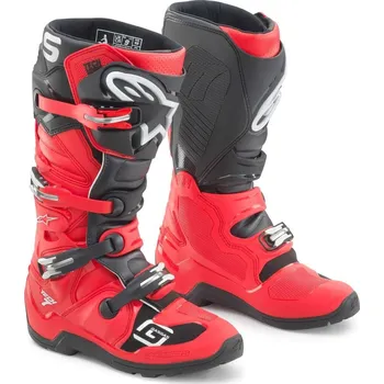 Moto obuv Boty ALPINESTARS TECH 7 EXC, GASGAS (černá/červená) 2025 (Velikost: 48)