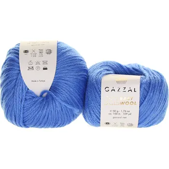 Příze Gazzal Baby Wool XL 813 modrá