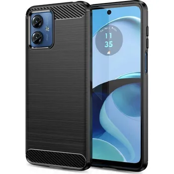 Pouzdro na mobilní telefon Kryt Motorola Moto G14 Tech-Protect TPU Carbon black