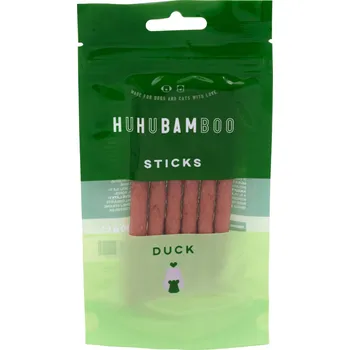 Pamlsek pro psa Huhubamboo kachní sticks 30 g
