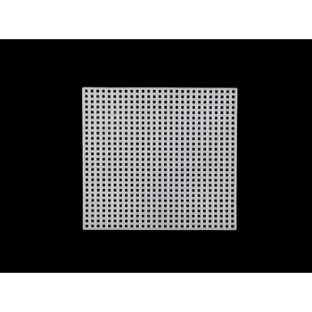 Kanava Plastová kanava / mřížka vyšívací - 1 (10,8x10,8 cm) bílá