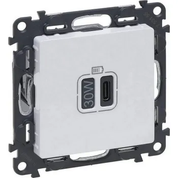Elektrická zásuvka VALENA LIFE NABÍJEČKA USB C 30W BÍLÁ LEGRAND 753155