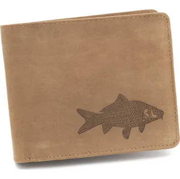 Peněženka Kožená peněženka TETRAO kapr ležatá