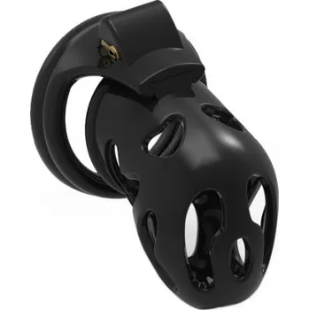 Pás cudnosti VšeNaSex.cz Pás cudnosti pro muže Long Black Cage Birdlocker