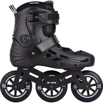 Kolečkové brusle MICRO MT3 black Jednobarevné: Černá, Velikosti: 39-40