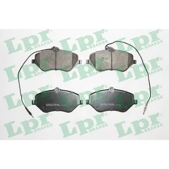 Brzdový systém Sada brzdových destiček, kotoučová brzda LPR 05P1666