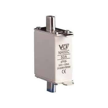 Autopojistky Pojistková vložka VCX NH00C průmyslová zpožděná / 500V / 50A / 120kA