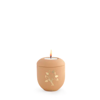 Smuteční dekorace Keramická miniurna Pastell - Strom