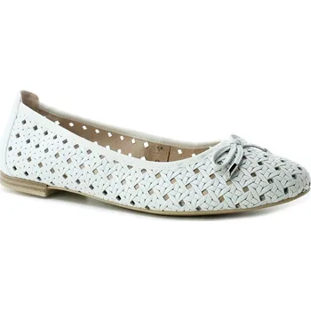 Dámské baleríny CAPRICE 9-22109-42 white nappa, dámské baleríny vel.40