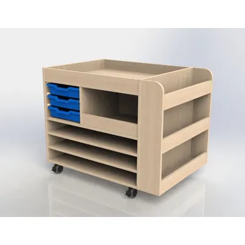 Vozík na výtvarnou výchovu