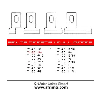 Příslušenství k šicímu stroji Brother Nůž 71-90 1/4 HSS MAIER