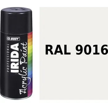 Barva ve spreji BODY IRIDA sprej RAL 9016 bílý lesk 400ml