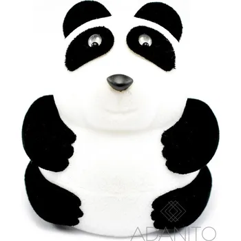 Dárková krabička Sametová krabička na šperky panda
