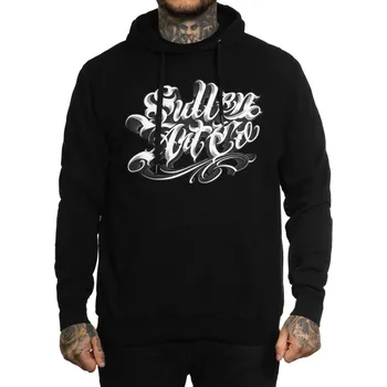 Pánská mikina mikina s kapucí pánské - BEVEL SCRIPT - SULLEN - SCM5259_BK