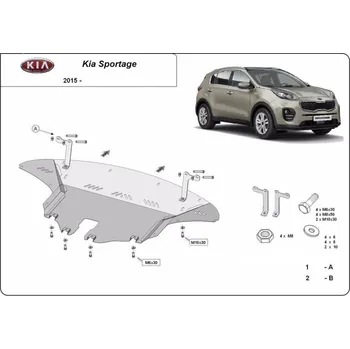 Kryt motoru Kryt pod motor KIA SPORTAGE (QL, QLE) - Plech - 8595698043535