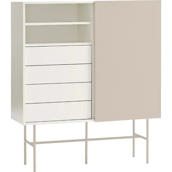 Komoda Béžová lakovaná komoda Teulat Nube 120 x 45 cm