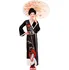 Karnevalový kostým Widmann Kostým Gejša černý
