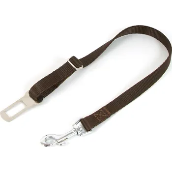Postroj pro psa Fenica Bezpečnostní pás do auta 16x30-58 cm hnědý