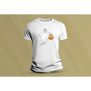 Chlapecké tričko Dětské bavlněné tričko Halloween 2. Bílá velikost S