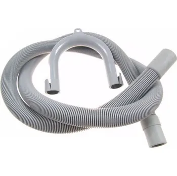 Hadice výtoková 4 m koncovka rovná - rovná vypouštěcí hadice do pračky