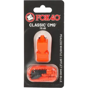 Píšťalka pro rozhodčího Píšťalka s provázkem Fox40 Classic CMG oranžová