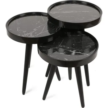 Konferenční stolek ASIR Call černé 3 ks