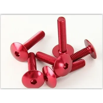 Klíč sada 6ks šroubů M5x30 imbus - červený