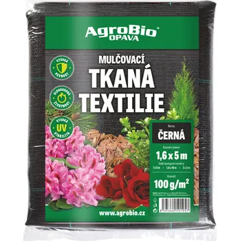 Geotextilie AgroBioOpava Tkaná textilie černá (100 g/m2) Průměr: 2 x 5m