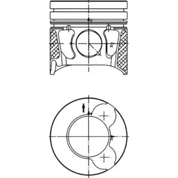 Motor automobilu Píst KOLBENSCHMIDT 99700610