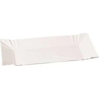 Jednorázové nádobí tácek papírový 13,5x20cm (100ks)