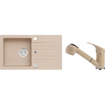 Granitový dřez Alveus SET CORTINA 140/55 + BATERIE AM 20/ 55 + 5 % sleva v košíku s kódem SLEVA5