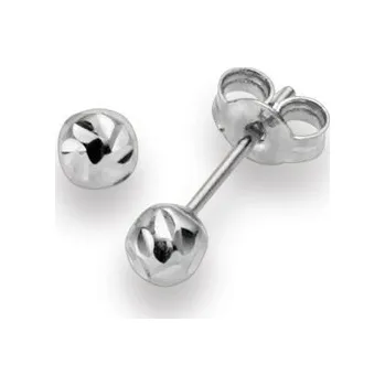 Náušnice Peckové náušnice Molly Materiál šperku: Bílé zlato