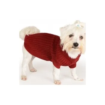 Obleček pro psa Svetr Lisabon, bordó 20cm