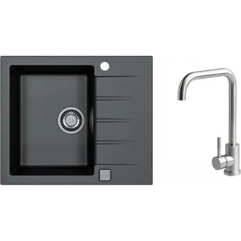 Granitový dřez Alveus SET CADIT 10/91 + BATERIE ANGEL + 5 % sleva v košíku s kódem SLEVA5